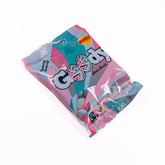 Bubs Goody Raspberry/Blueberry Ovals | Sold by Bag (90g)
