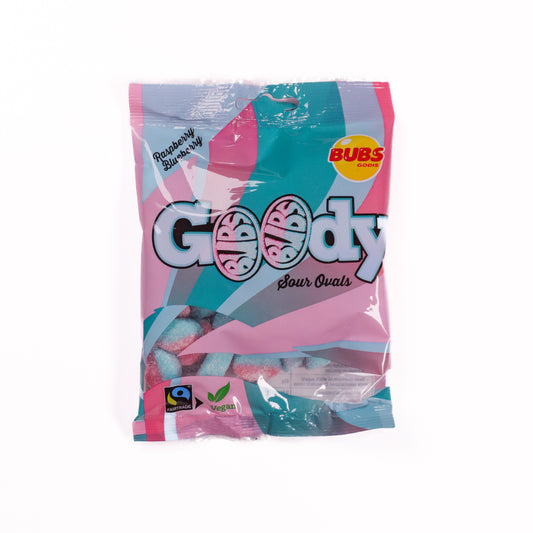 Bubs Goody Raspberry/Blueberry Ovals | Sold by Bag (90g)