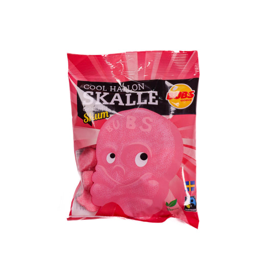 Bubs Sour Raspberry Skulls