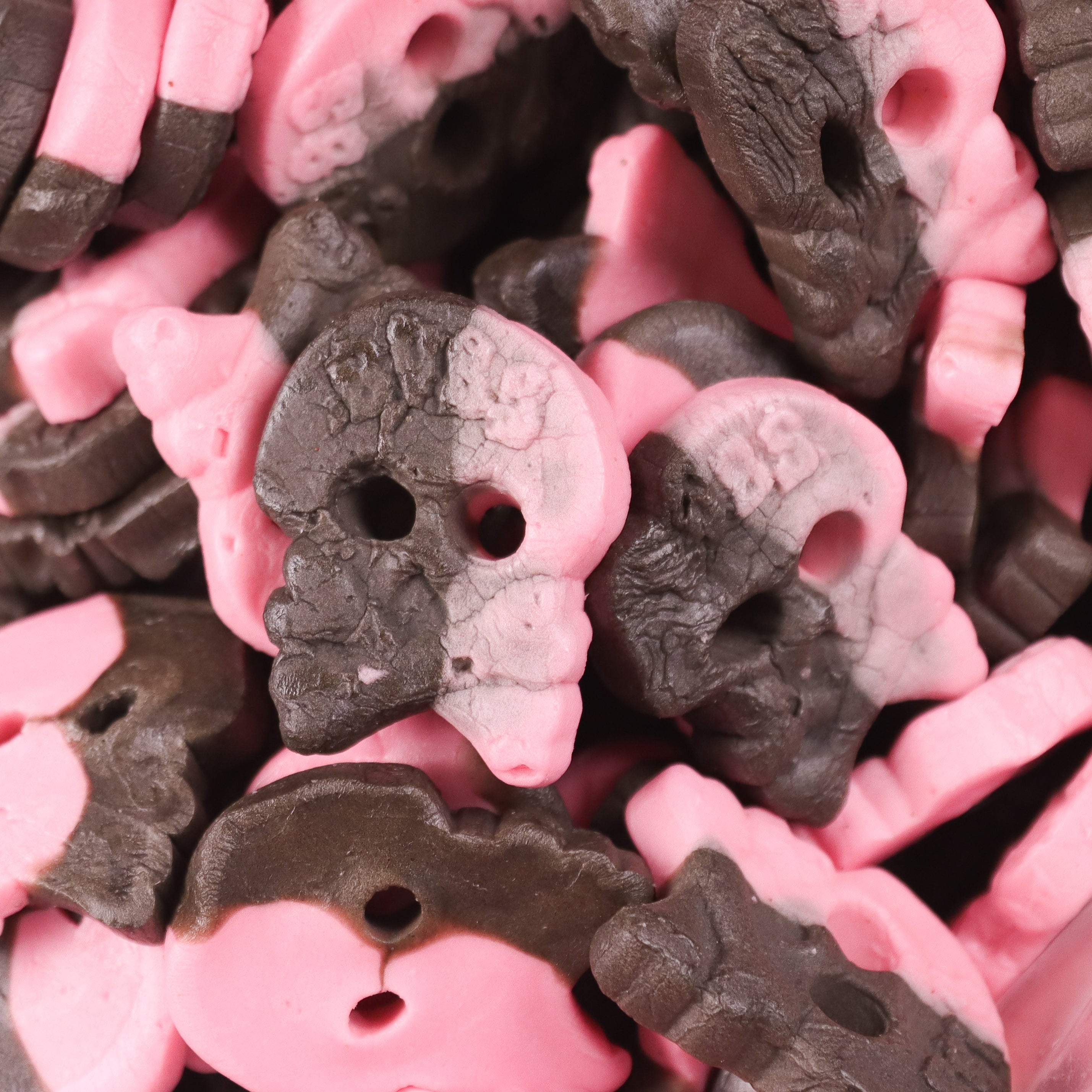 Bubs Raspberry Licorice Skulls | Sold by Ounce – Swedish Moose Candy Co